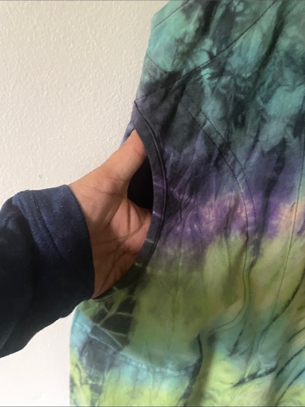 Gypsy Rose Green Tie-Dye dress- Gypsy Rose - Picture 4 of 8